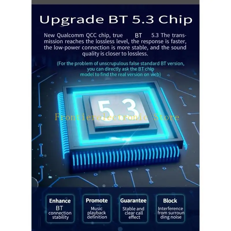 G8DB Music Transmitter Wireless Transmitter Bluetooth-compatible5.3 USB Dongle BT5.3 Wireless Computer Adapter