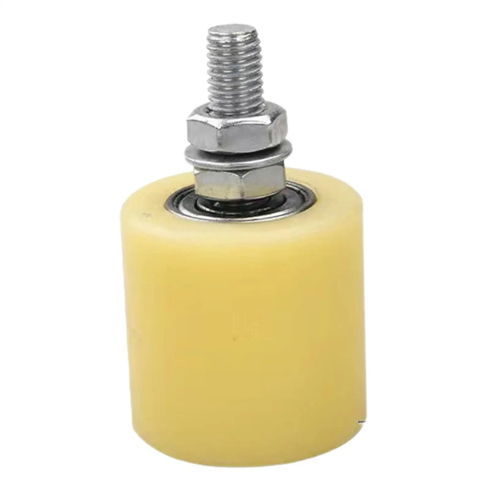 2x롤러 휠 나일론 풀리 슬라이드 게이트 교체 트랙 베어링 가이드 휠 높이 5cm