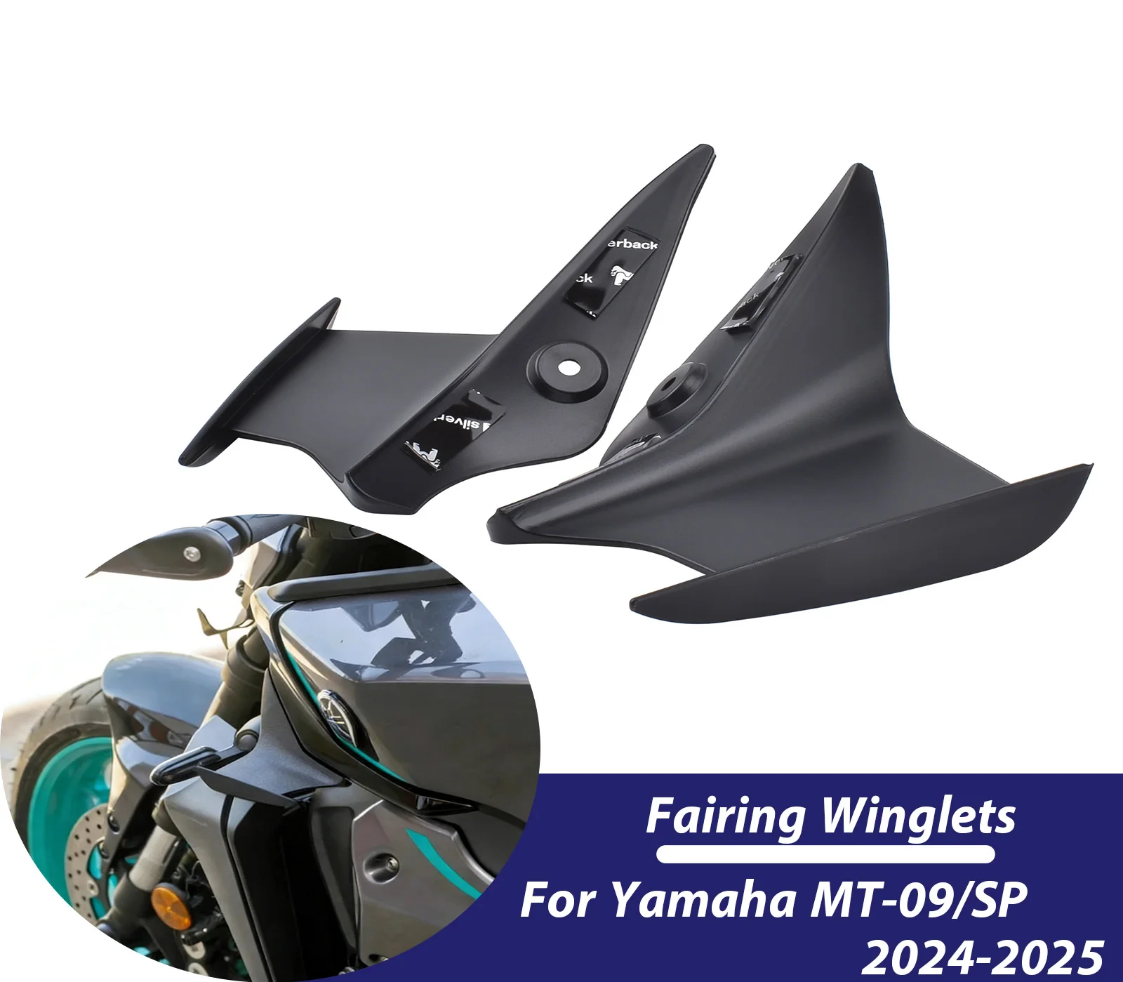 

MT 09 Wings Protection Tank Guard For Yamaha MT-09 2024 2025 MT09 SP Fuel Tank Side Wings Spoiler Motorcycle Accessories
