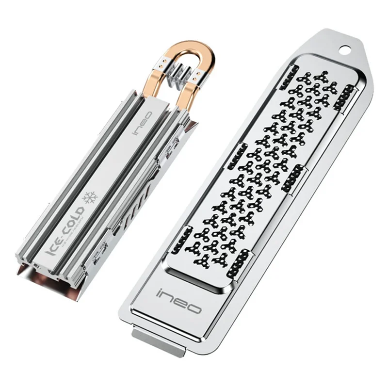 مشعاع محرك أقراص صلبة من Ineo NVMe مع غطاء ، مبرد PS5 M.2 SSD ، تبديد حراري فعال ، مبرد تبريد