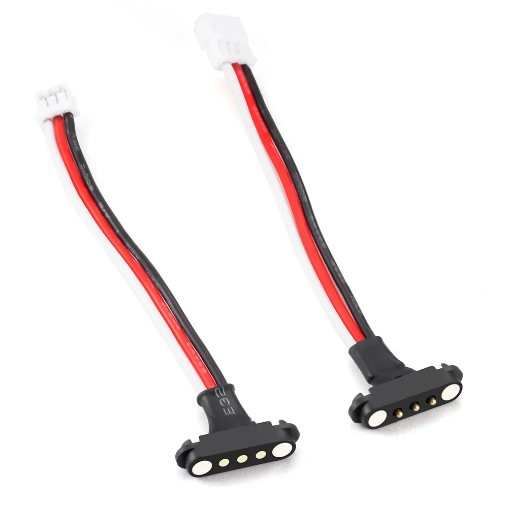 AXSPEED Magnetic Snap-on JR/ZH1.5 Extension Cable 1-to-2 Male Female Y Cable for RC Model Cars Planes Drones Boats Upgrade Parts