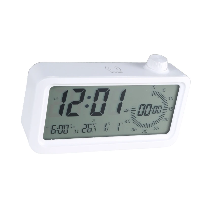 Timer per conto alla rovescia ricaricabile con modello a 3 allarmi, display della data, strumento gestione del a