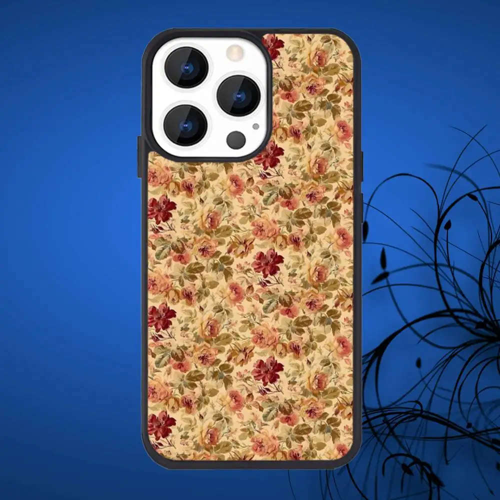 حافظة هاتف بنمط زهرة لطيفة لهاتف آيفون 17,16,15,14,13,12,11,Plus,Pro,Max Mini Magsafe شحن لاسلكي مغناطيسي