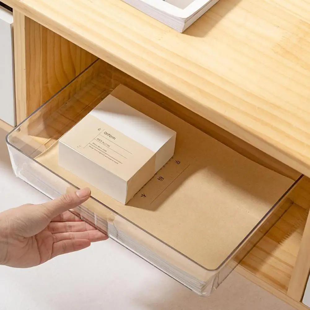 מארז אחסון שקוף מגירה מוגדר מארגני אחסון 25 יח 'עם קצוות חלקים מגוונים מגוונים