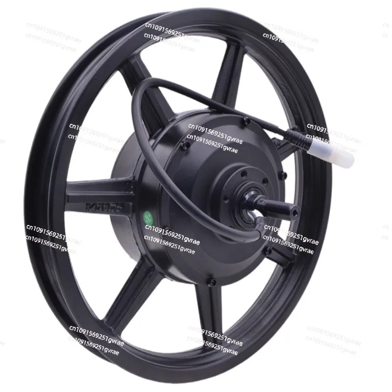 14 inch brushless toothed high-speed motor driving electric vehicle toothed hub motor magnesium alloy integrated wheel motor