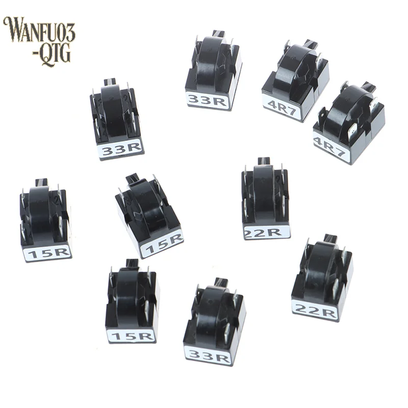Hot Black Metal Plastic PTC 2/3/4Pin Start Relay Refrigerator PTC Starter For Compressor 4.7 Ohm,15 Ohm,22 Ohm,33 Ohm