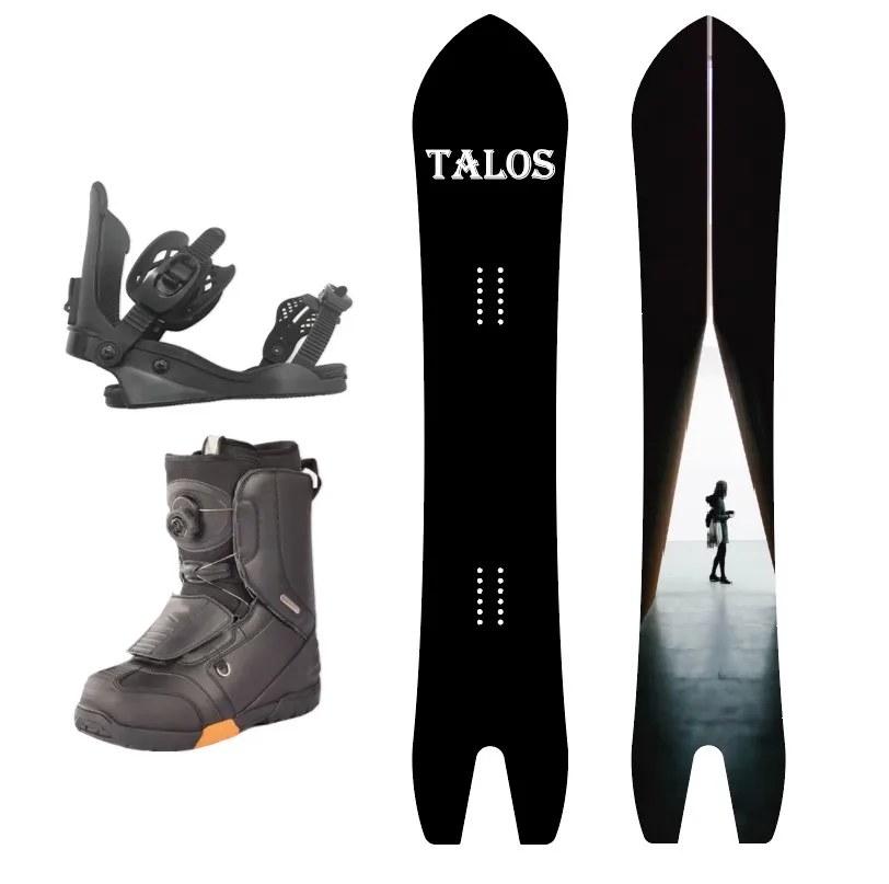 Versatile All-Mountain Snowboard Hybrid Camber Edges for Groomed Runs Ice and Variable Conditions
