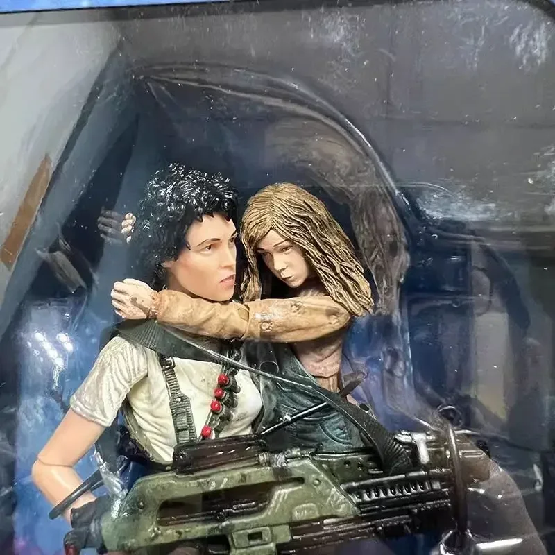 Nuovo Uncapped Neca First Edition Alien 2 Ripley e Newt 30th Anniversary Twin Set modello di collezione Action Figure da 7 pollici