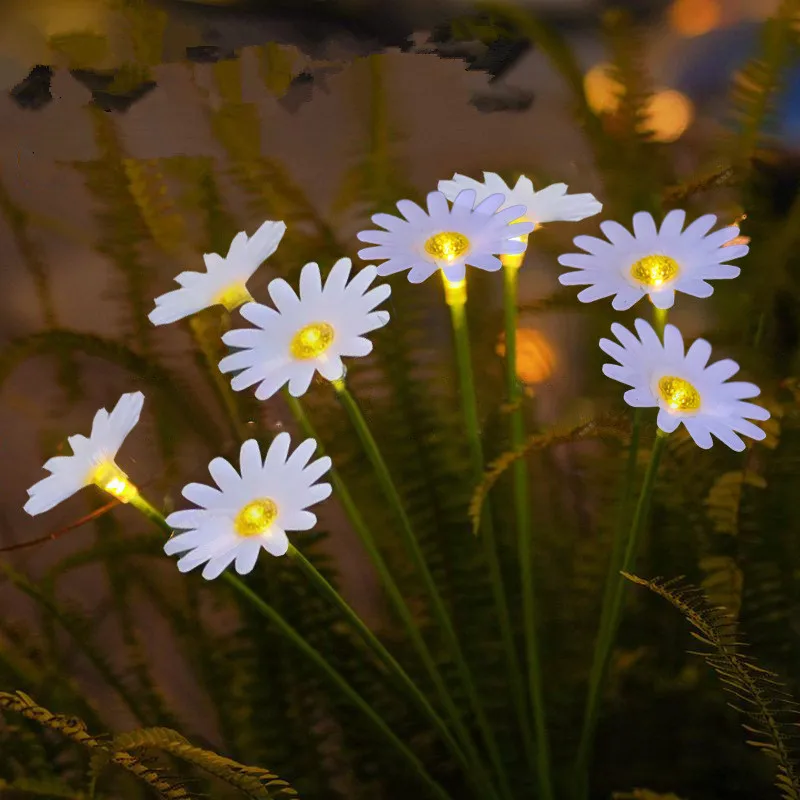 6 Leds Solar Flower… - image