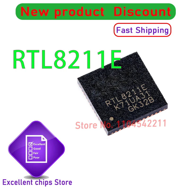 RTL8211E RTL8211 QFN48  5PCS~50PCS/LOT