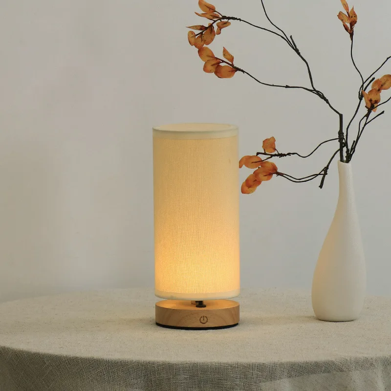

Suitable for Desk lamp, bedside table, table lamp, charging, Japanese-style wabi-**** wind creative homestay, bedroom, high-valu