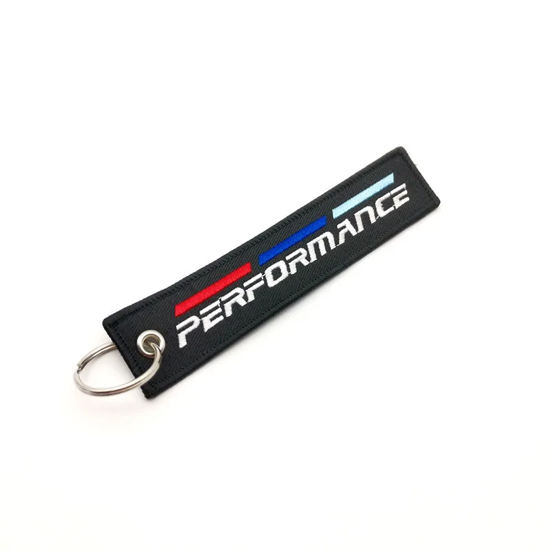 

BMW keychain woven label nylon key tag black for m S 1000 RR R1250 motorcycle racing keyring accessories fashion gift Motorrad
