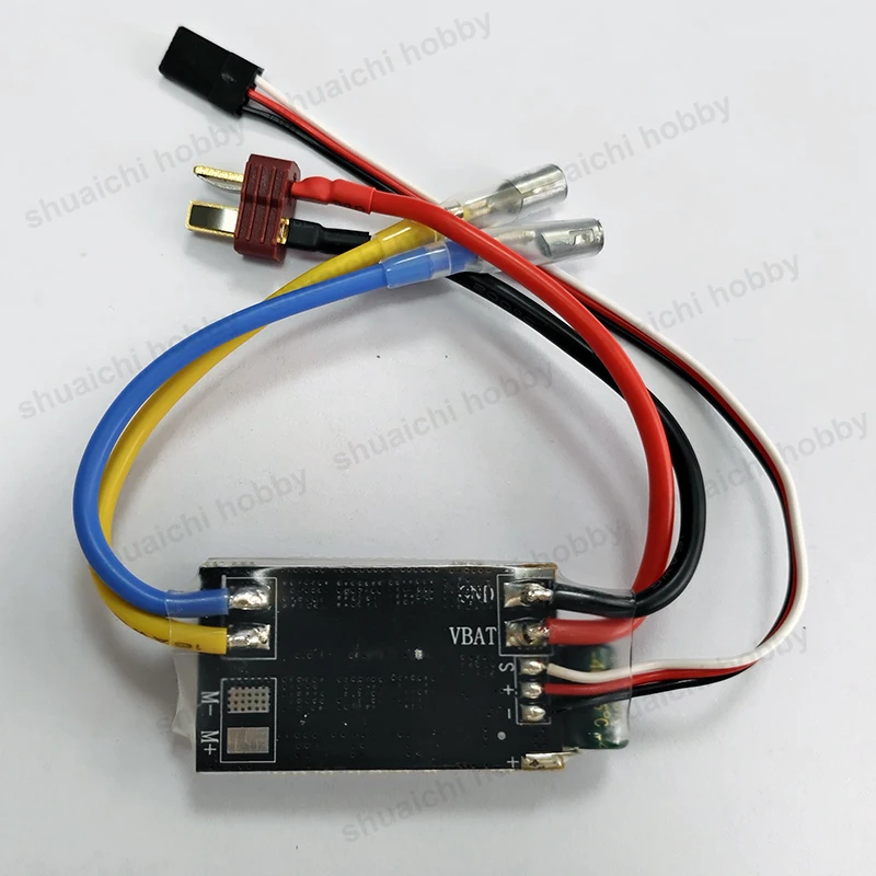1PCS 2-6S 40A One-Way Brushed ESC for RC Aircraft High-speed Ship 280 370 390 540 Motor XT60/T Plug Electronic Speed Controller