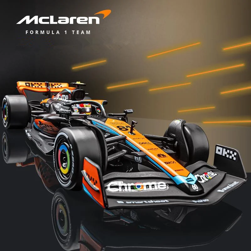 

1:24 MCL60 2023 4 # литая модель гоночного суперавтомобиля, британский GP Mclaren F1 #81, Оскар пиастри, игрушечный автомобиль