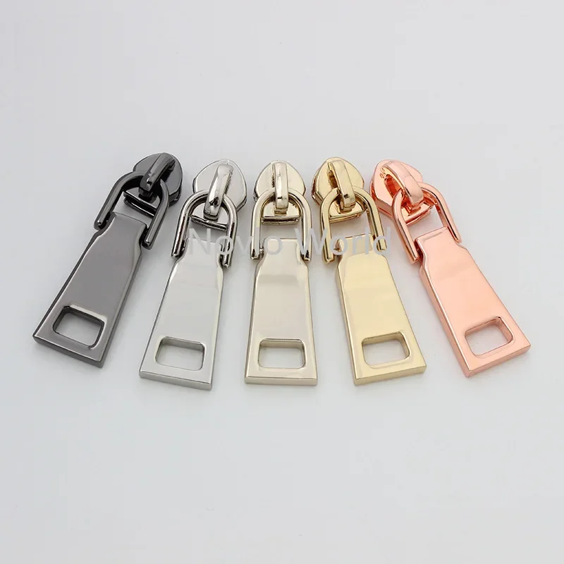 

30 pieces 7 colors 5# nylon teeth zipper head + zipper puller slider accessory for bags garments fabric DIY