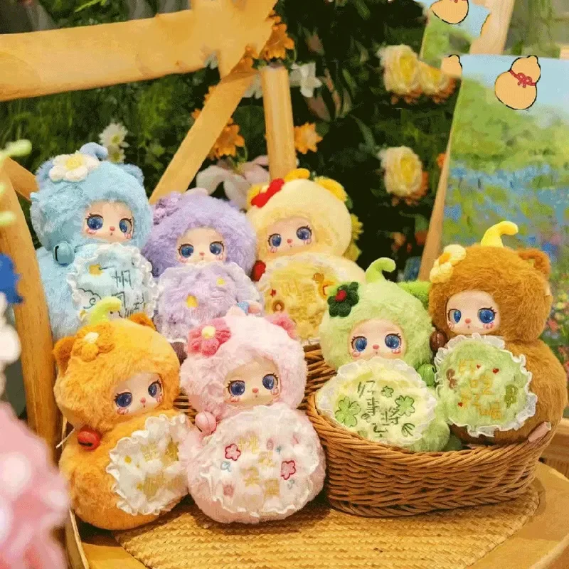 

Baby Three Liila Fulu Qimeng Series Trendy Blind Box Cute Little Gourd Plush Toys Pendant Decoration Surprise Gift For Girls
