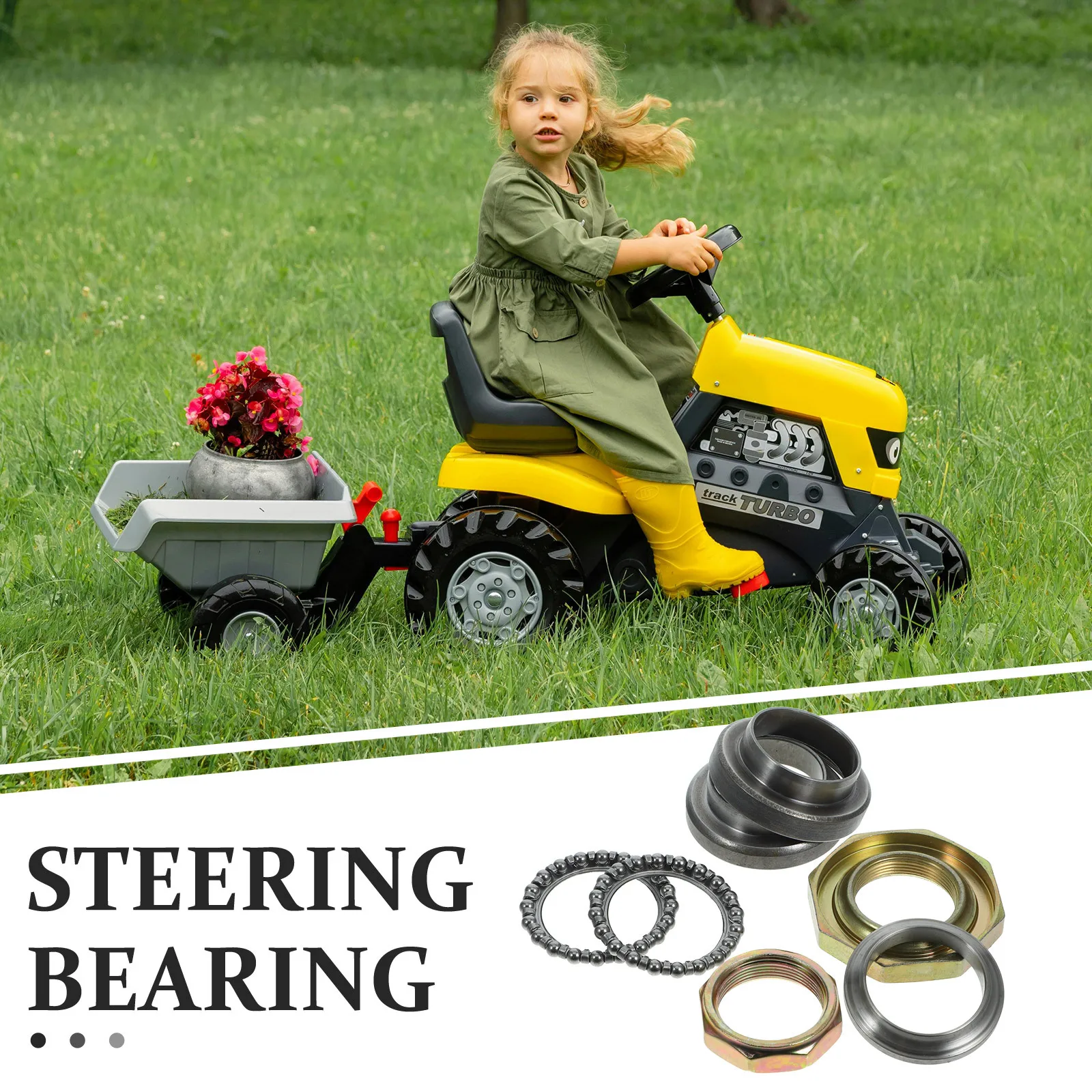 1Set Fork Neck Bearing Kit for Kids Scooter Robust Durability Effortless Control Precise Steering Replacement Parts