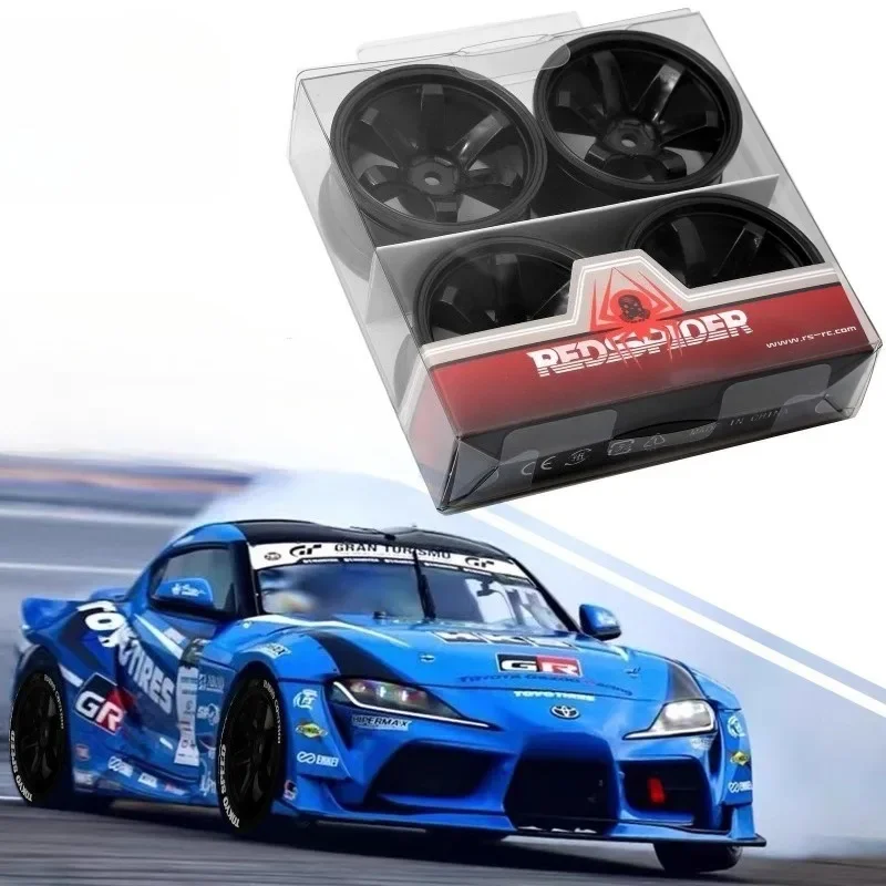 4pcs 52mm 1/10 RC On-Road Drift Racing Car Plastic Wheel Rim Wheel Hubs for Tamiya XV02 Kyosho HSP HPI Sakura Trxs