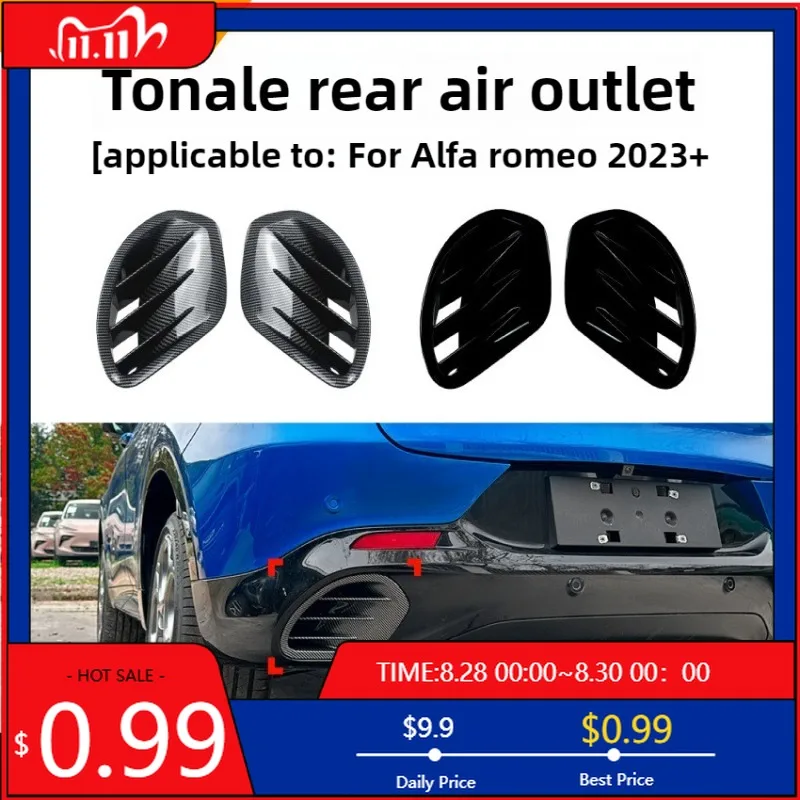 

Горячие украшения для Alfa Romeo Tonale 2023 + echo Wind Blade, автомобильная наклейка, аксессуары для внешней модификации, наклейки для интерьера