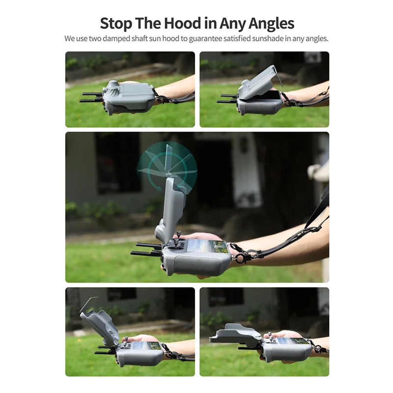 AY14 -Sunnylife For DJI RC2 Remote Control Air 3/Mini3 Pro Hood Sub-Plate Multifunctional Portable Protective Cover Easy Install