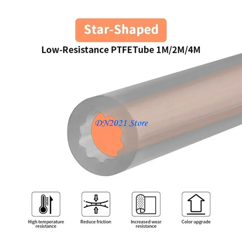 

F3KE 4mm PTFE Tube Direct Drive Extruder 3D Printer High Temperature Resistance Extruder Low Friction for Voron 3D Printer