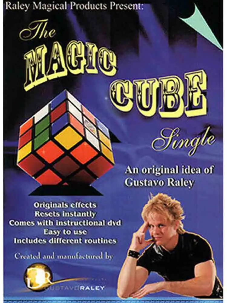 The Magic Cube by Gustavo Raley Close up Magic Tricks Gimmick Stage Magic Show Illusions Magician Cube Toys