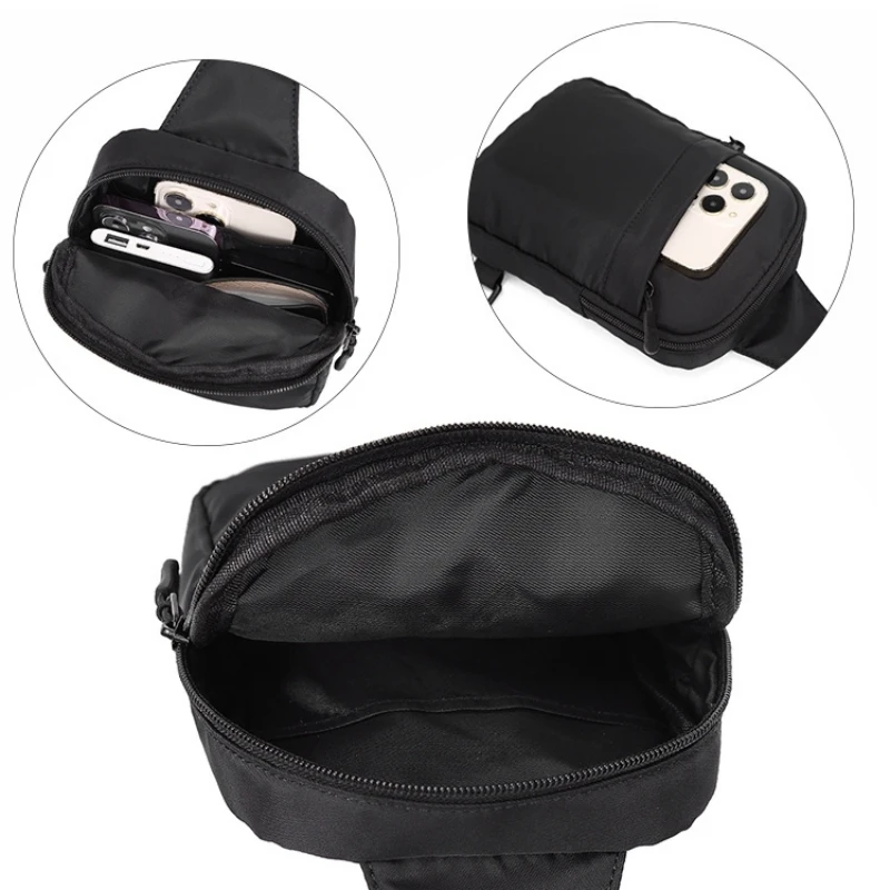 2In1 Multi-functional Waist Bag Chest Bag Outdoor Travel Bag For Men Women Casual Crossbody Small Sling Backpack Sling Bags