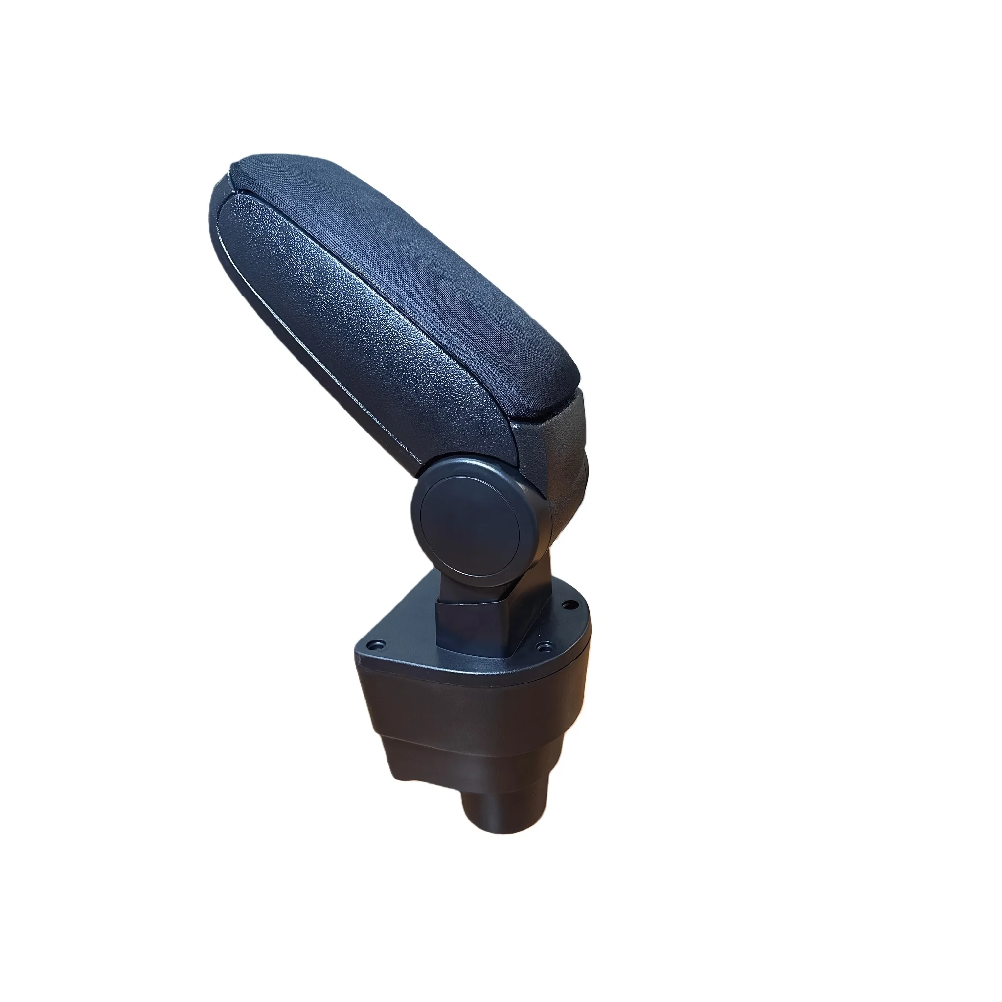 For Kia K2 Rio 2017-2020 Sedan/Hatchback/Cross Foldable No Drill Black Leatherette Armrest, Large Storage, Scratch Resistant