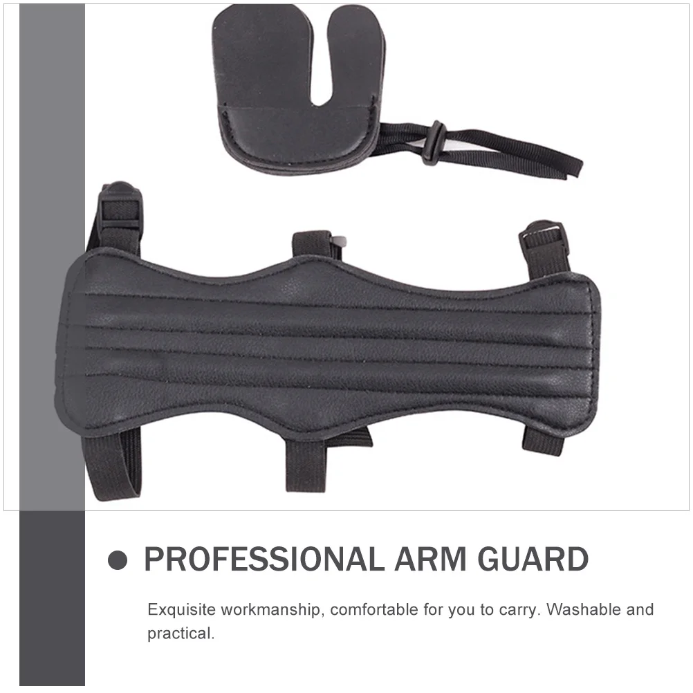 

Archery Armguard Professional Finger Protector Set Portable Adjustable Comfortable Shooting Equipment Riding Arm Protection