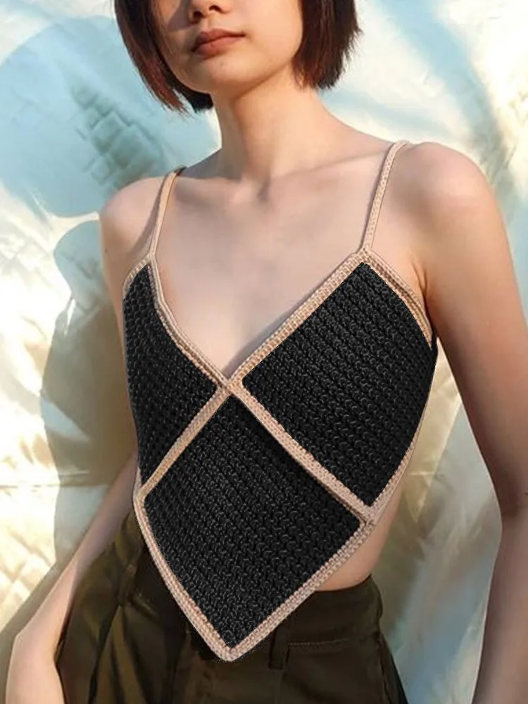 2026 verão moda sólida espartilho lingerie topo senhoras cinta de malha magro camisola americano retro sem costas praia sexy regata