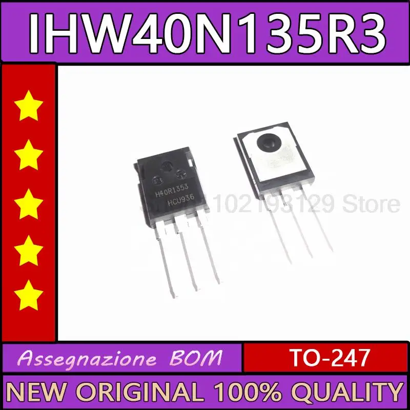 10PCS H40r1353 brand new imported IGBT tube 40A 1350v ihw40n135r3