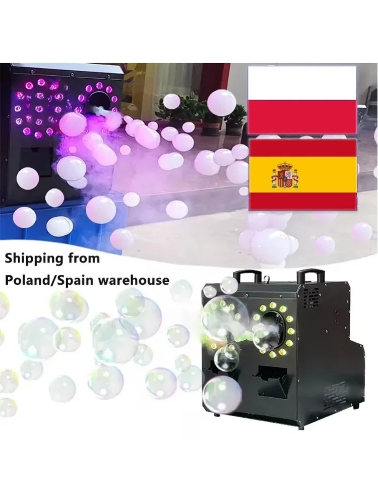 Professionelles DMX512-gesteuertes Doppeldüsen-Rauch- und Blasensystem Wasserdichte Bühnen-Spezialeffektleuchte für Live-Shows