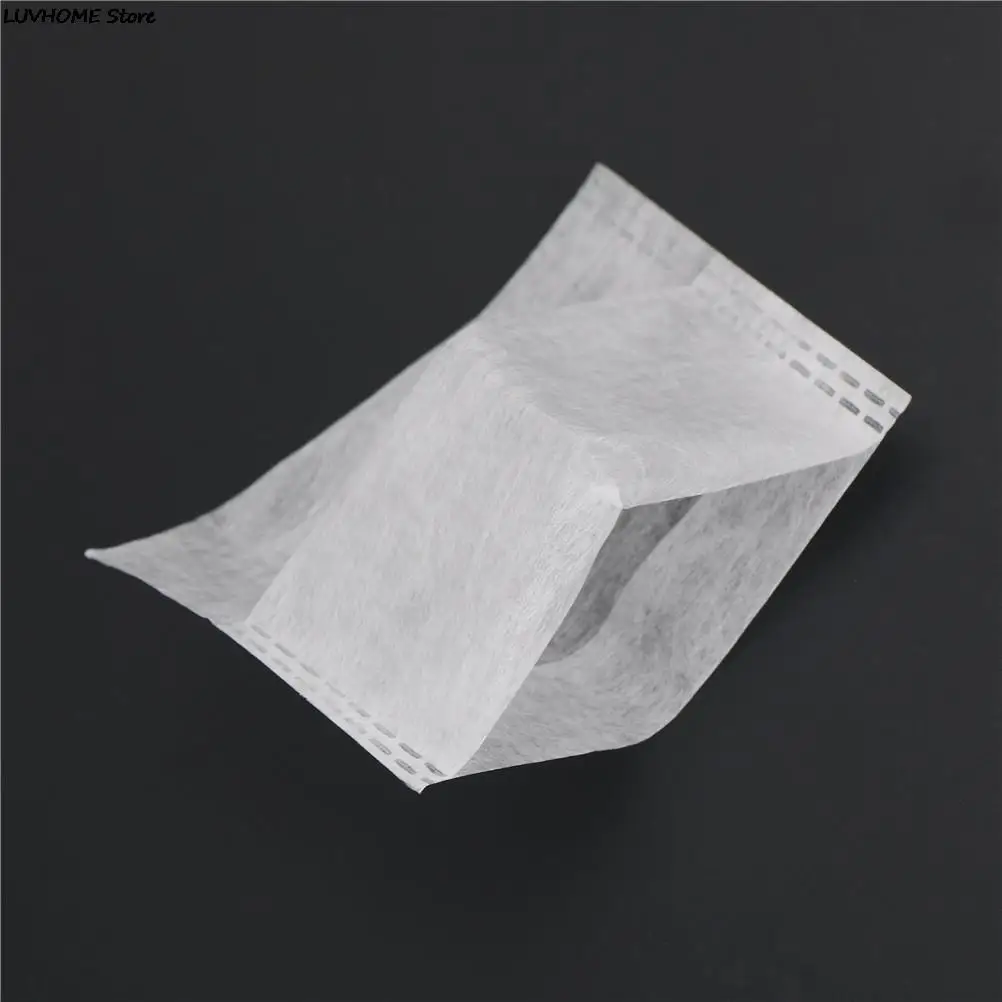 100Pcs/lot Disposable Tea Bags Filter Bags For Tea Infuser with String Food Grade 7*10cm Fabric Empty Teabags