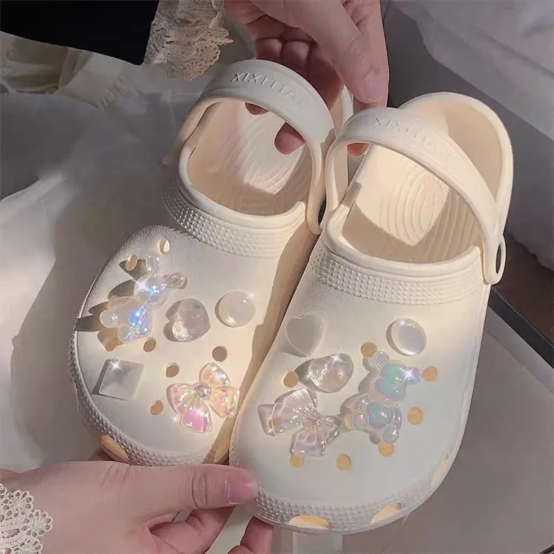 10 قطع قباقيب حديقة الأحذية سحر أنيق لطيف إكسسوارات أحذية الصيف أحذية الشاطئ الديكور للنساء الفتيات #2