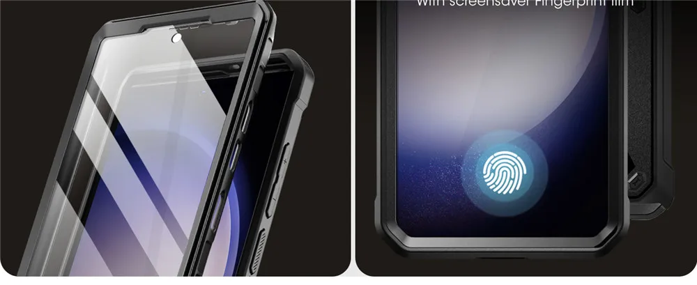 SUPCASE For Samsung Galaxy S24 Ultra Case UB Pro Full-Body Dual Layer Rugged Belt-Clip Phone Case with Built-in Screen Protector