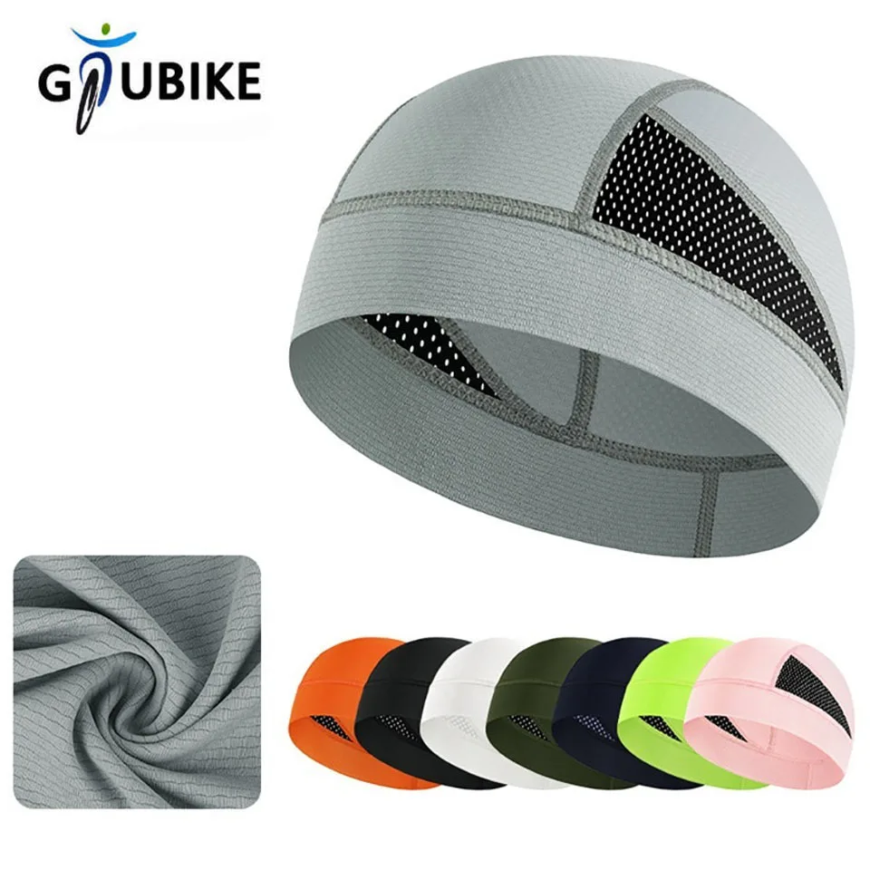 

GTUBIKE 1PCS Cycling Cap Breathable Quick-drying Helmet Hat Inner Cap Sun Protection Sports Running Cap Summer Motorcycle Hats
