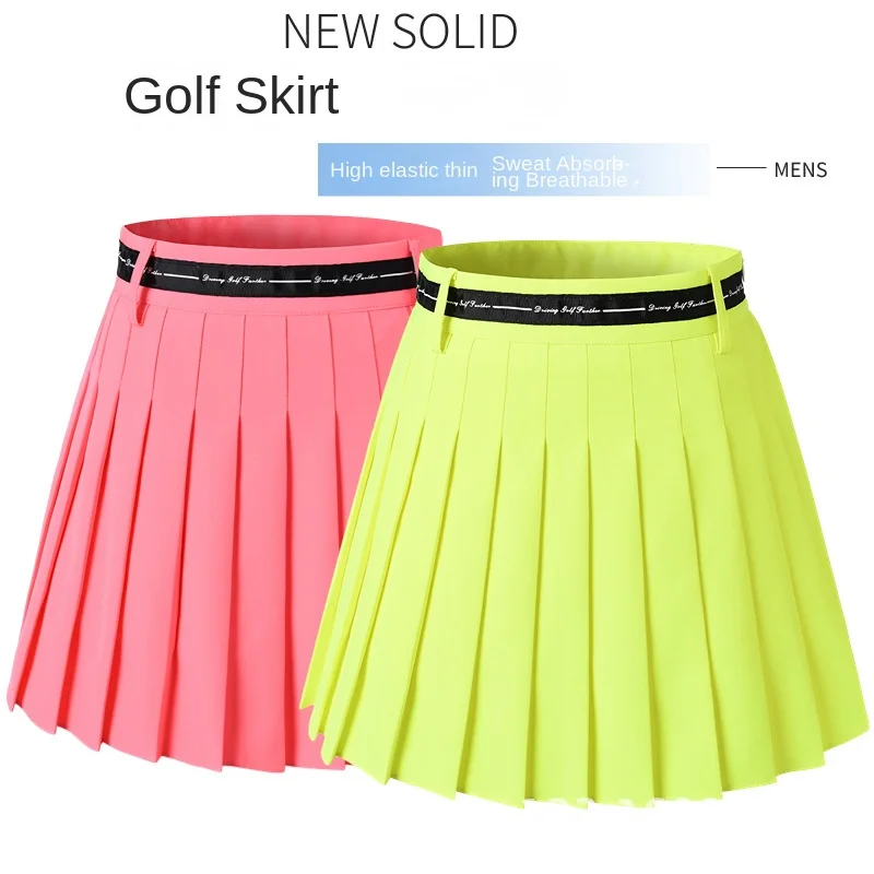 Golf Clothing Korean Skirt Anti-exposure Sports Pleated Skirt Skirt Summer Quick-dry Badminton Uniform