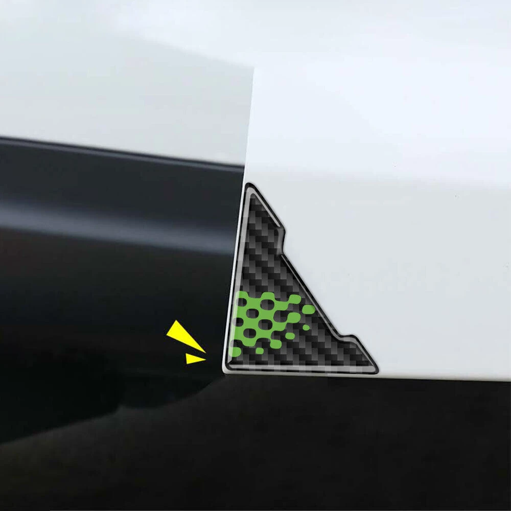 Right Angle Door Corner Protective Sleeve Of Door Anti Collision Strip Carbon Fiber Corner Anti Collision Sticker Universal