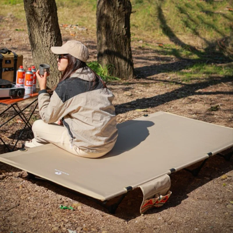 

Кемпинговая кроватка, складная кровать из алюминиевого сплава, сверхлегкая легкая уличная палатка для кемпинга, самостоятельная вождение, обеденный перерыв, 4 стержня