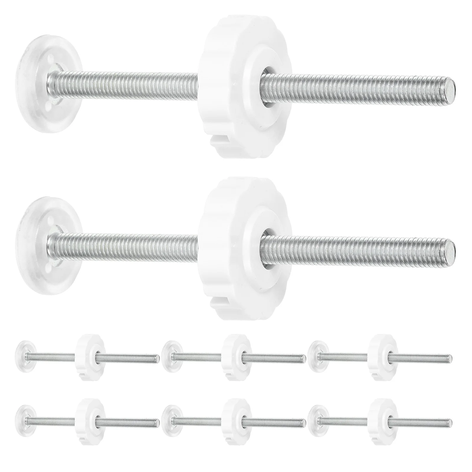 

8 Pcs Bolt Baby Gate Hardware Child Pet Gates Locks Abs Threaded Replacement Parts