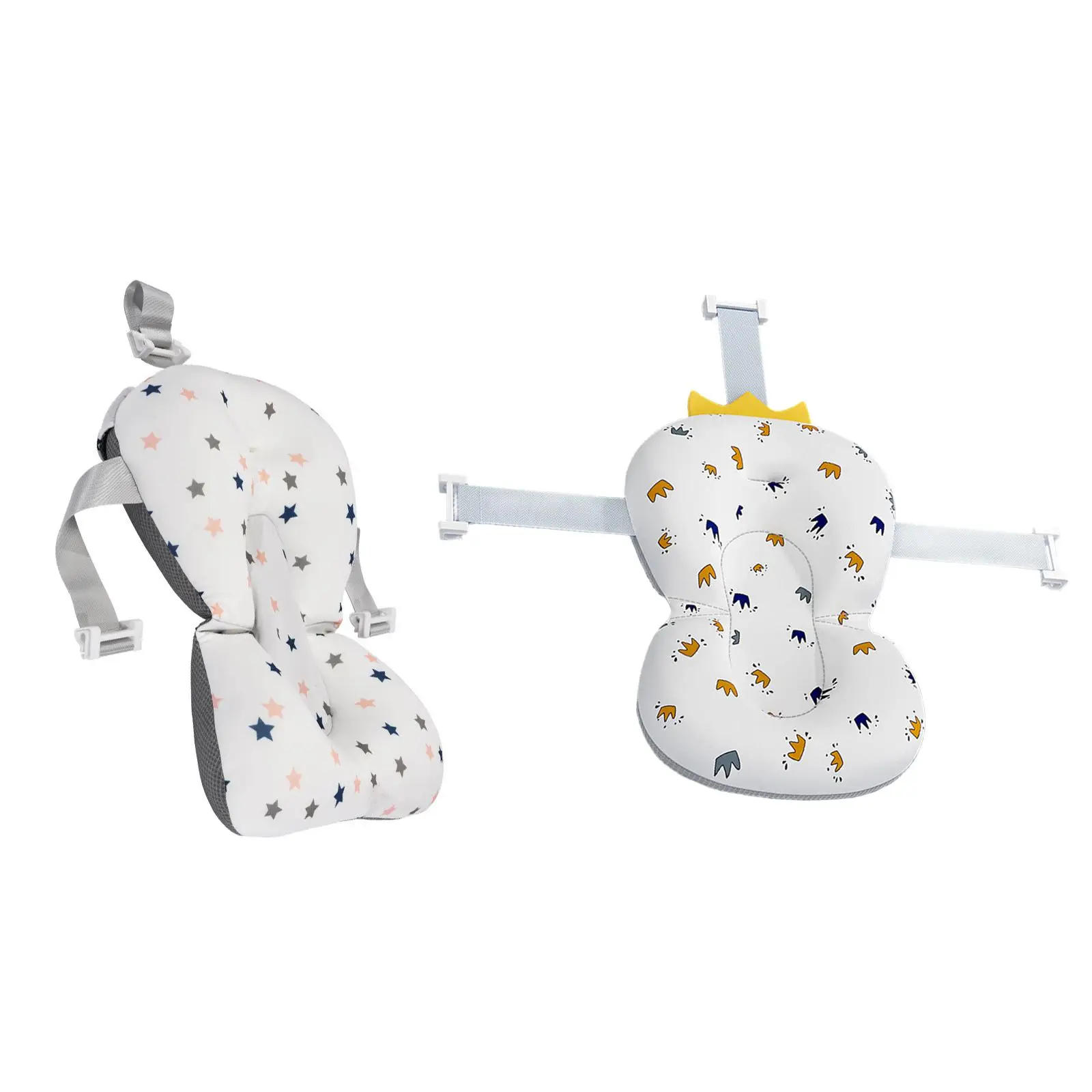 مقعد دعم حمام الطفل قابل للتعديل، سرير حمام الطفل ناعم لحديثي الولادة #2