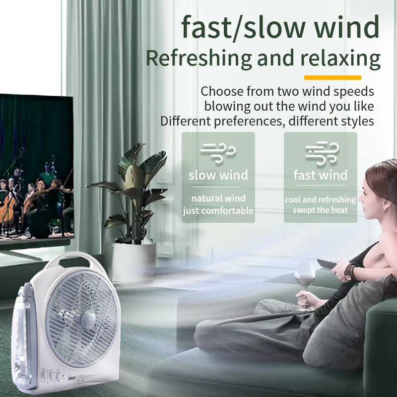 12V Dc Input Convenient Solar Power Supply  Office Desktop Usb  Table Fan   Energy-saving Electric Fan