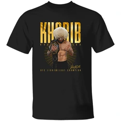 Khabib Nurmagomedov MMA T-Shirt. Premium Cotton Short Sleeve O-Neck Mens T Shirt New S-3XL