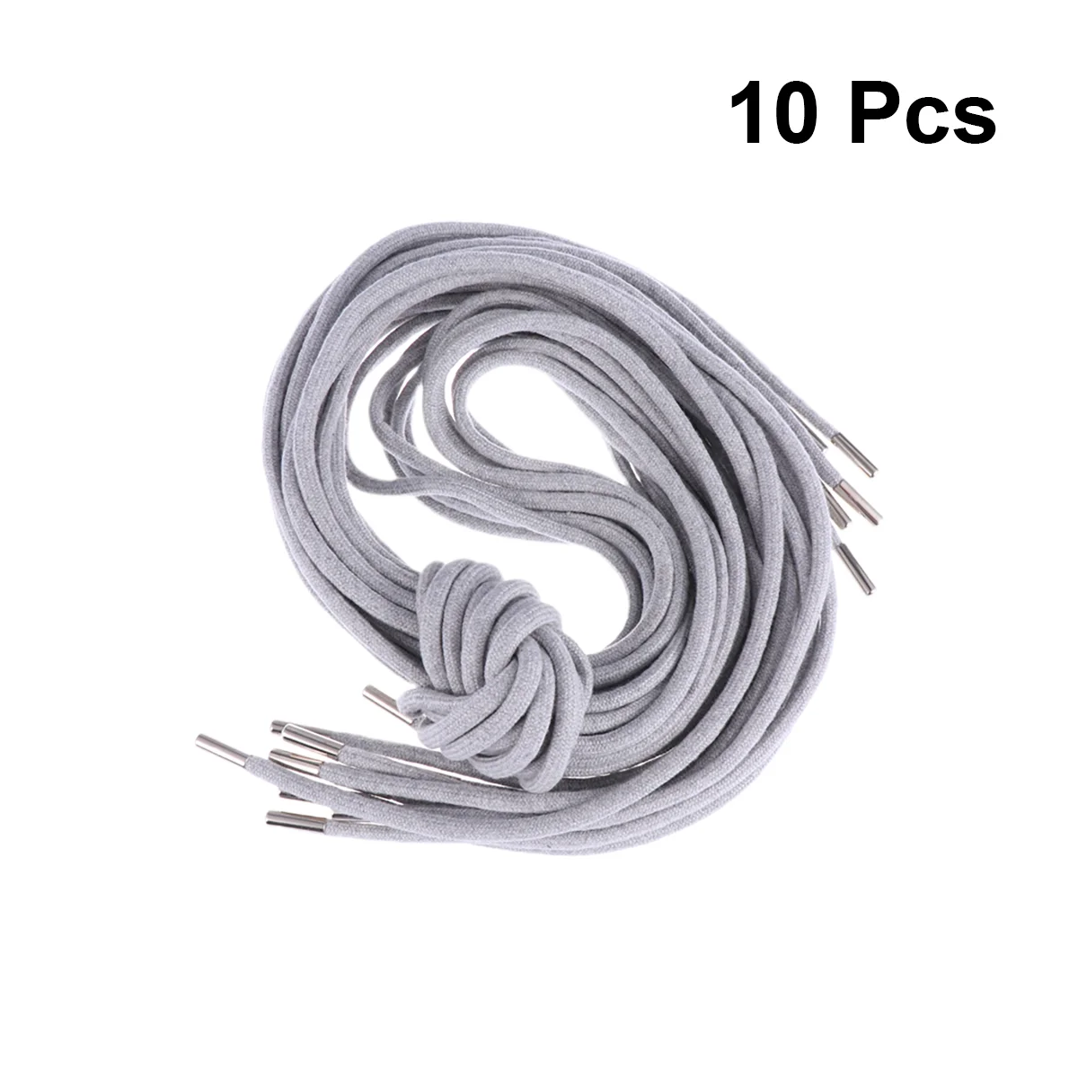 Black Elastic Shoe Laces Sweatpants Drawstrings for Jackets Shoelace Shoestrings Sneakers