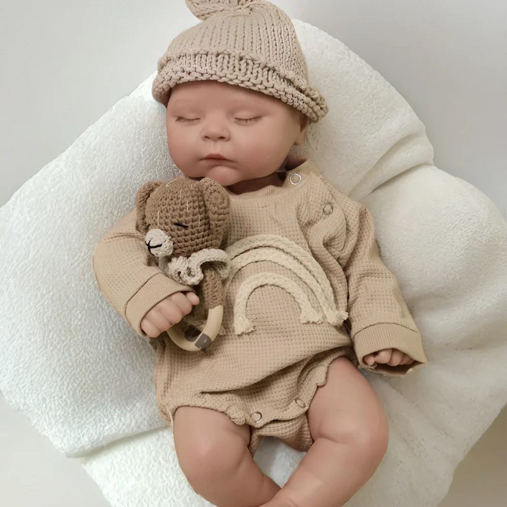 

18-дюймовые реалистичные куклы реборн для мальчиков, ручная работа, раскрашенные вены на коже, силиконовые реборн для детей от 3 лет, подарки для детей