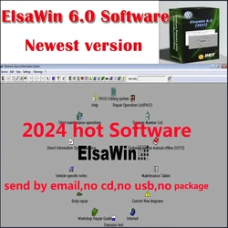 2024 Hot Sale ElsaWin 6.0 Auto Repair Software For Audi Elsa Win 6.0 Latest version car repair software install video software