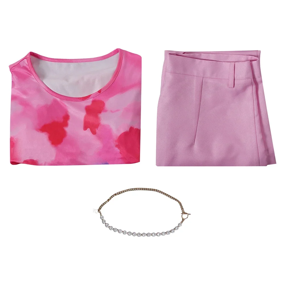 女性のためのisabelaコスプレファンタジートップとネックレスハロウィーンの衣装、ファンタジー、映画、トランプ、ファンタジー、衣装、布、2021