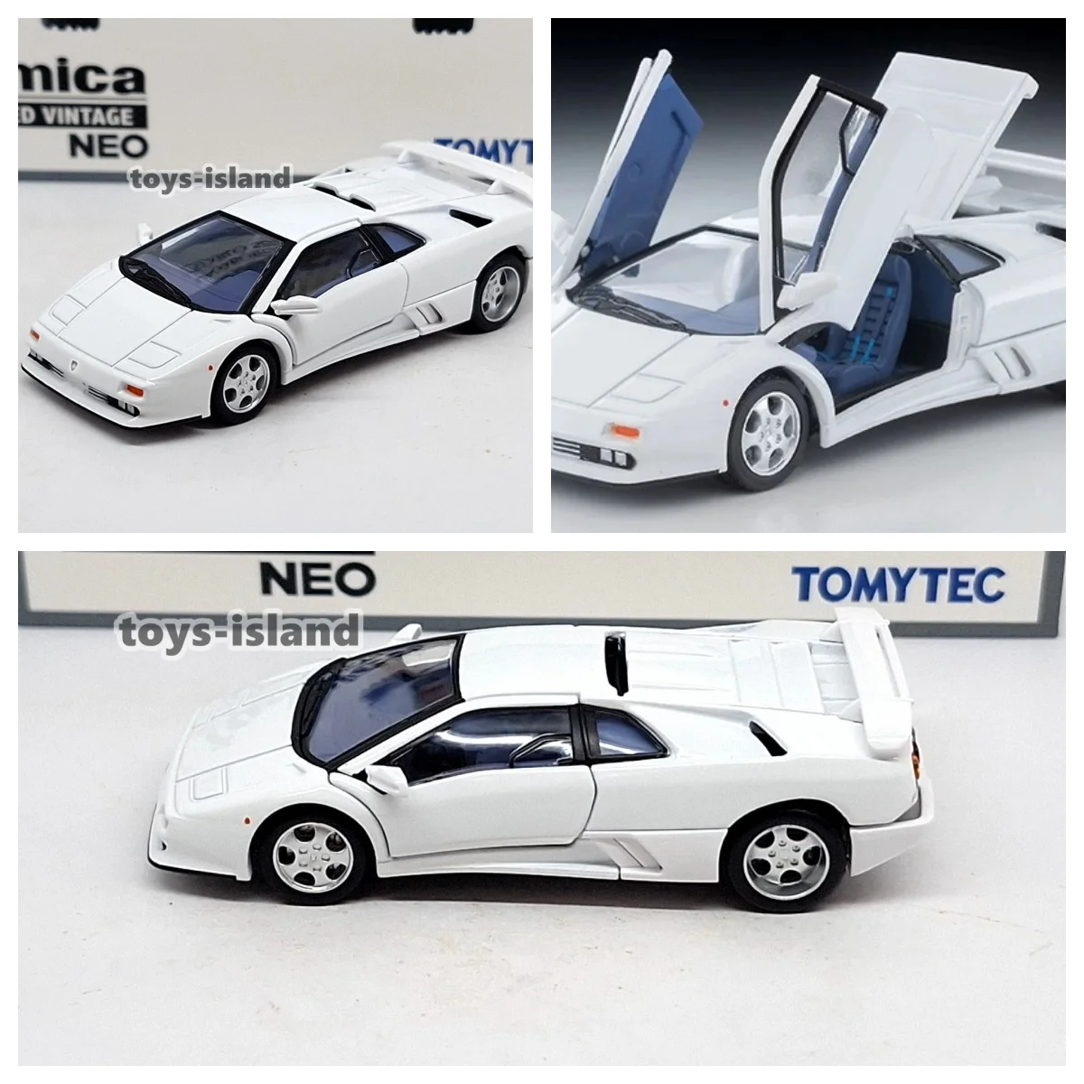 

Limited Vintage NEO TLV DIABLO SE30 JOTA TOMYTEC LV White Diecast Model Car Collection Limited Edition Alloy