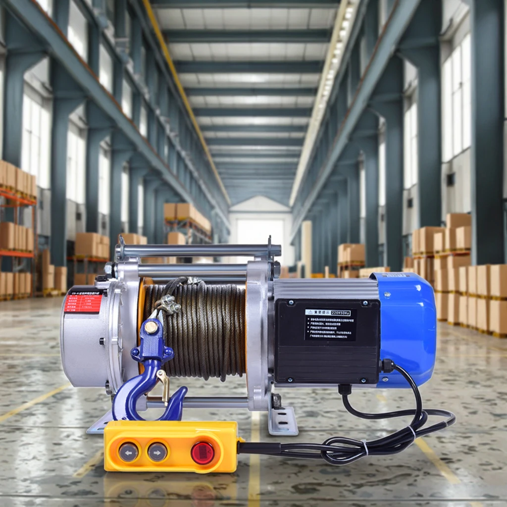 

Промышленная электрическая лебедка 500 кг, емкость 1500 кг, 2,2 кВт, 4,0 кВт, двигатель 220 В, 380 В для тяжелого подъемного оборудования