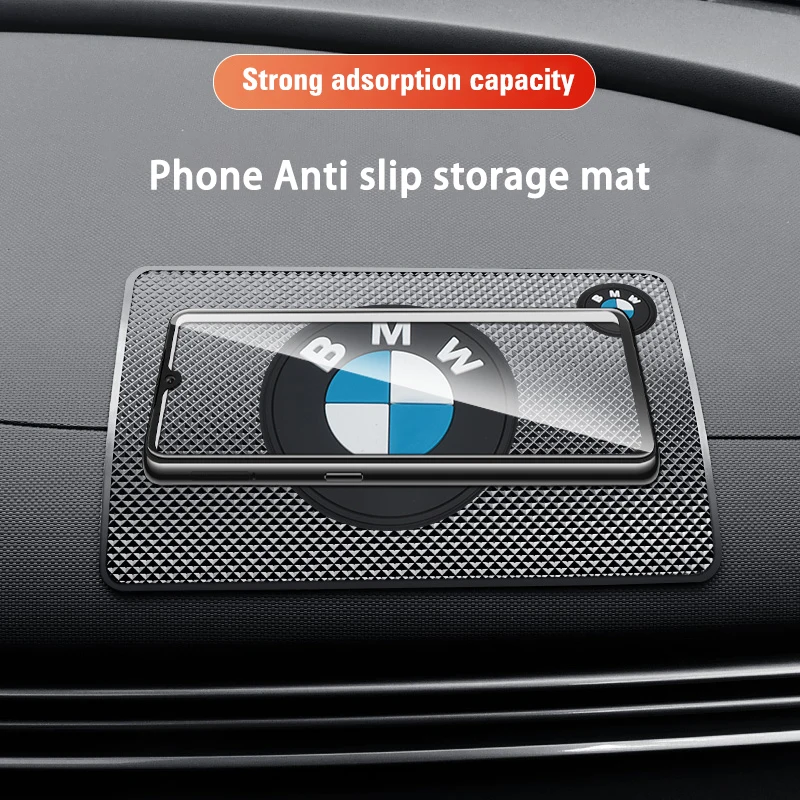 لوحة سيارة سجادة ضد الإنزلاق الهاتف مفتاح تخزين الوسادة اكسسوارات السيارات لسيارات BMW G30 G32 G01 G02 G05 G06 G07 G26 G23 G22 F40 F20 G08 G16